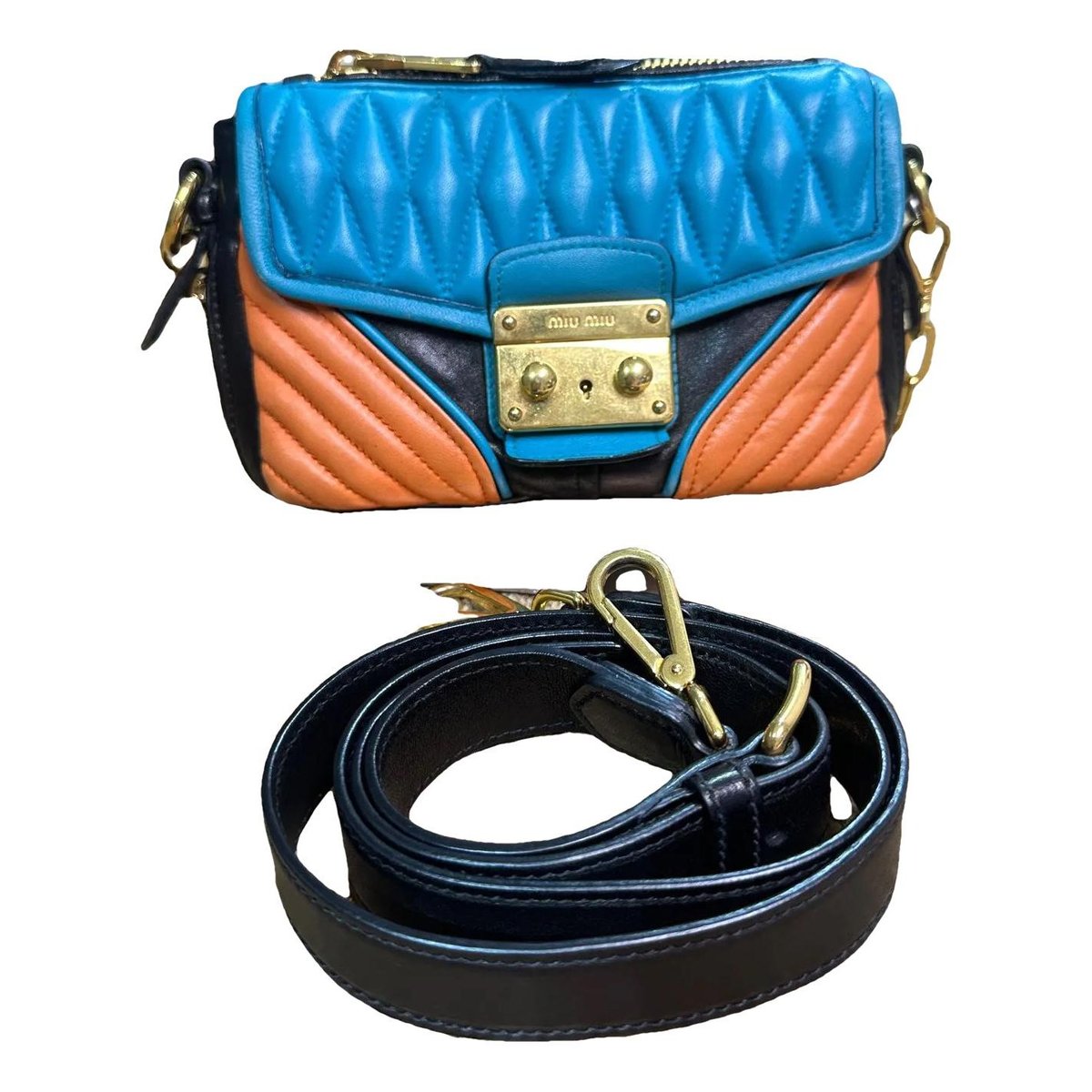 Miu Confidential leather handbag