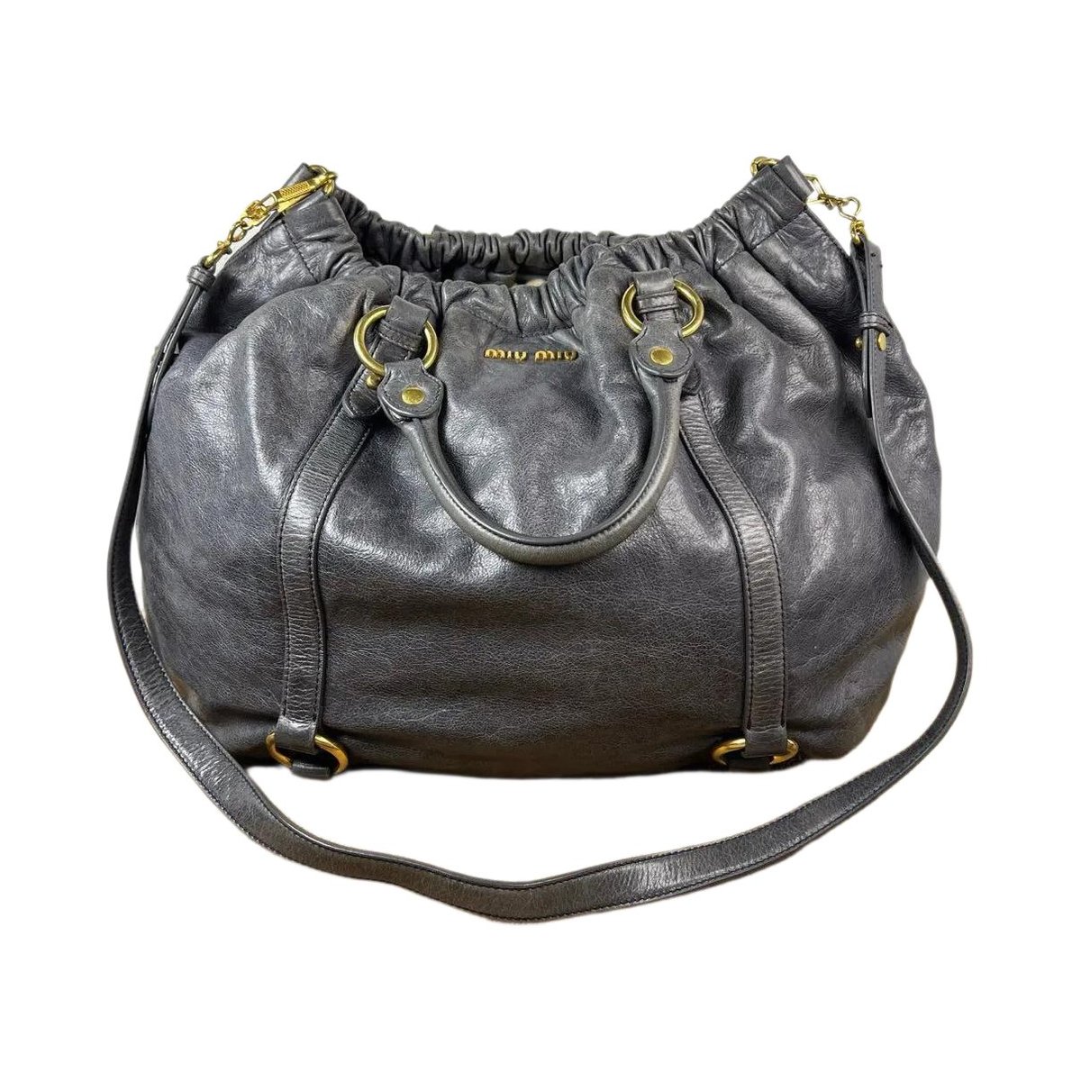 Vitello leather handbag