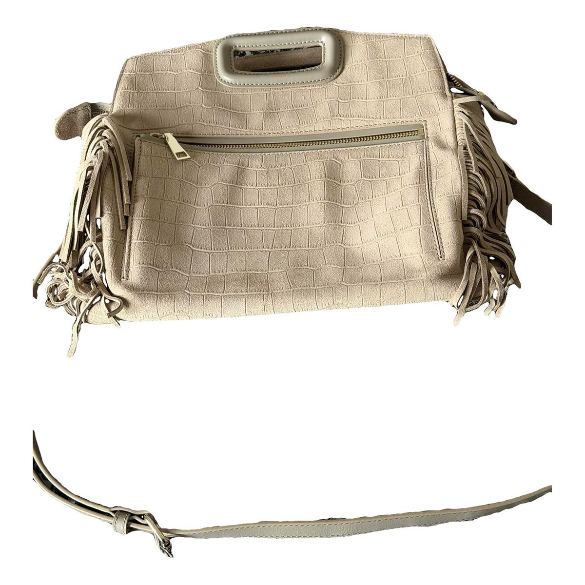Sac M leather handbag