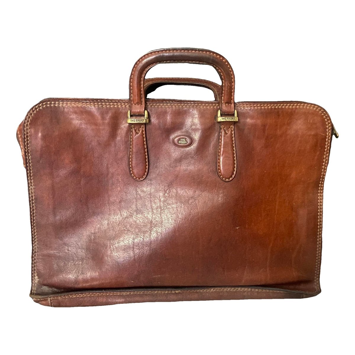 Leather satchel