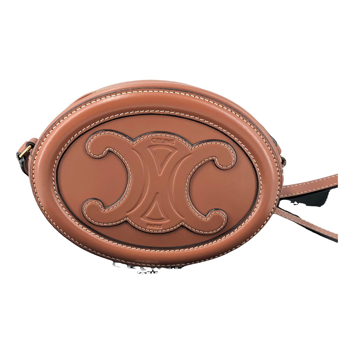 Triomphe leather crossbody bag