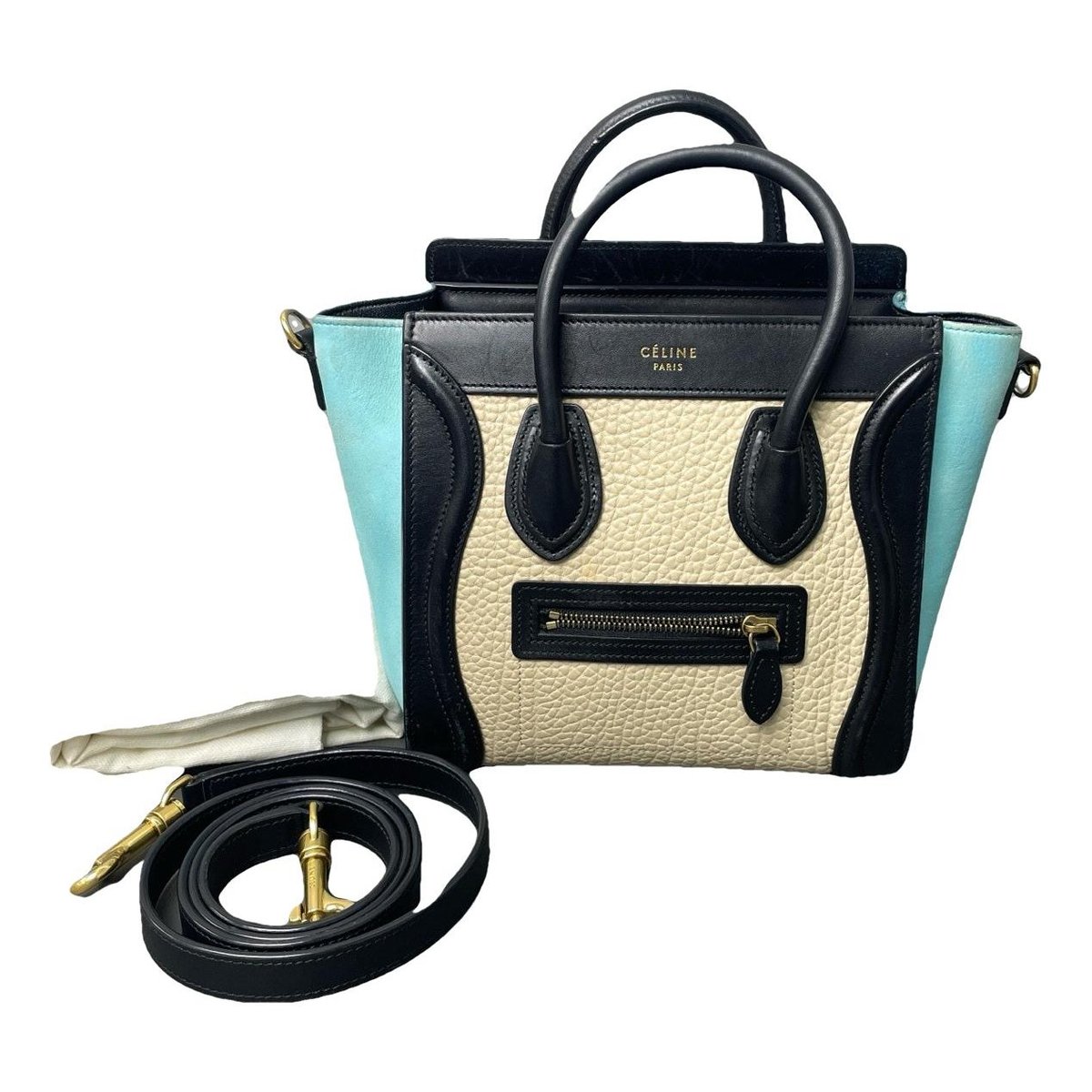 Luggage leather handbag