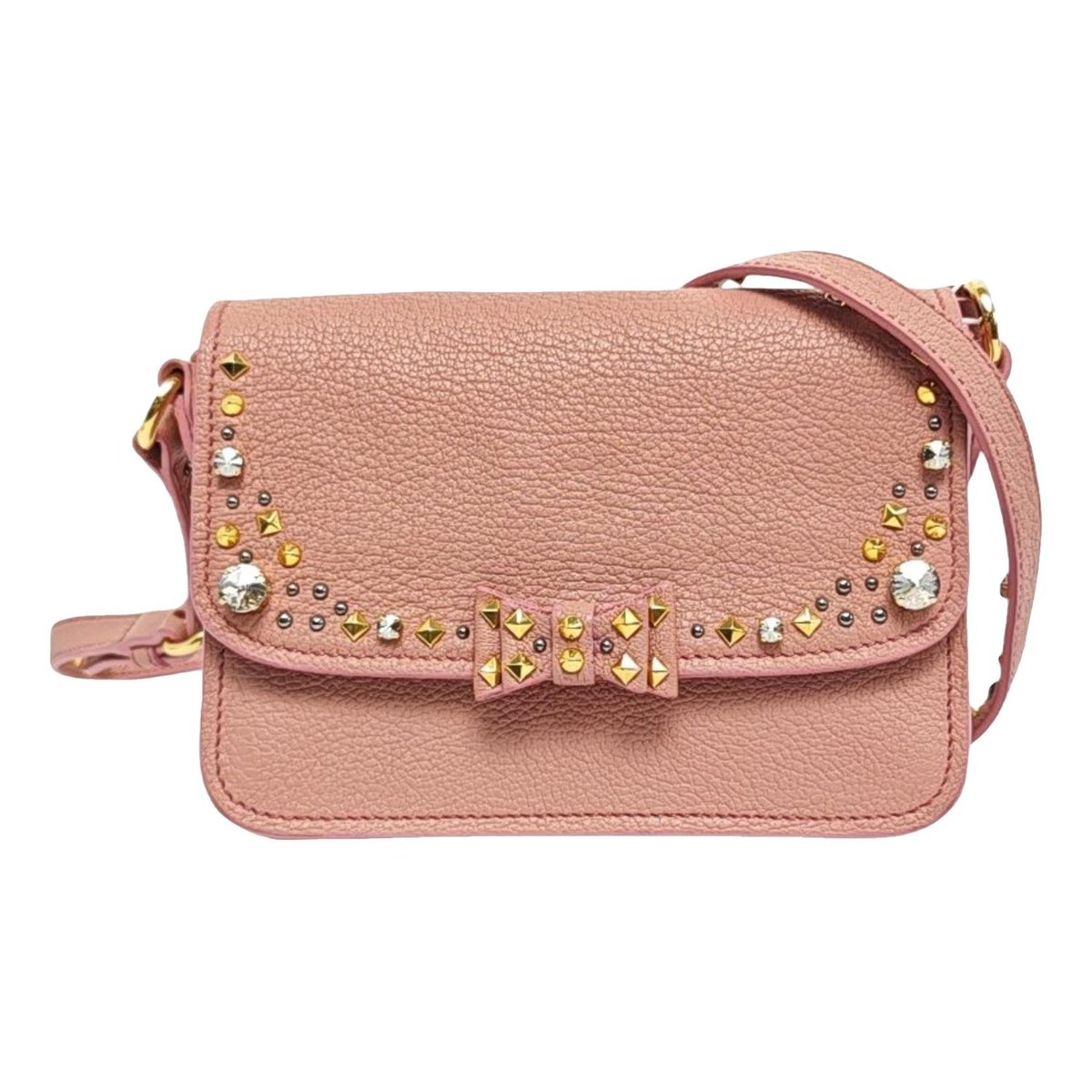 Miu Confidential leather crossbody bag