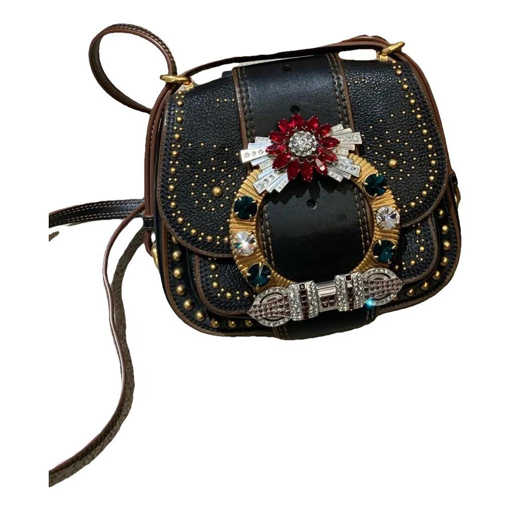 Dahlia Star leather handbag