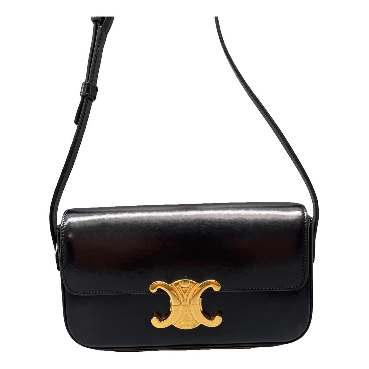 Triomphe leather handbag
