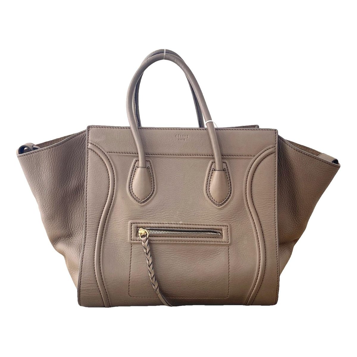 Luggage leather handbag