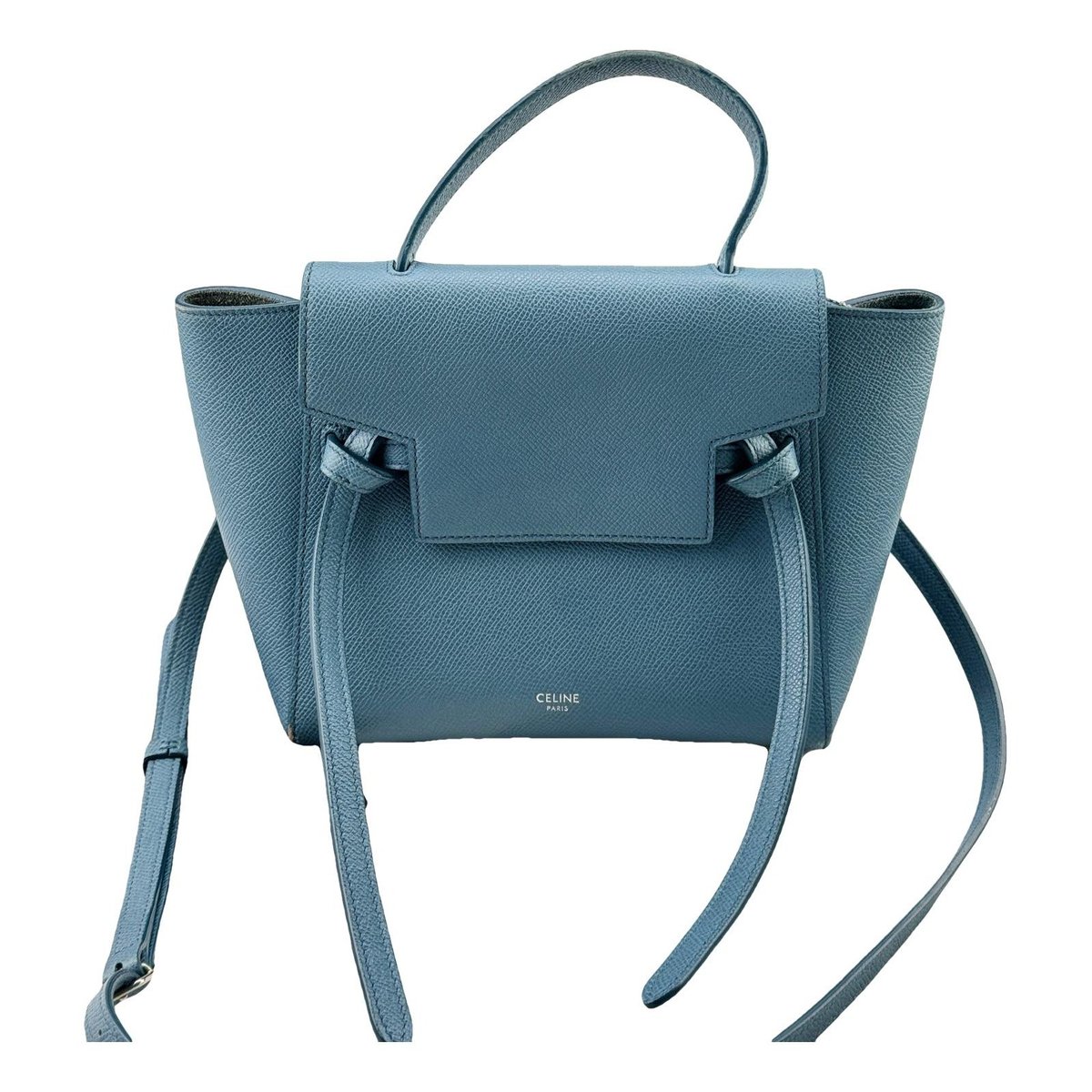 Belt leather handbag