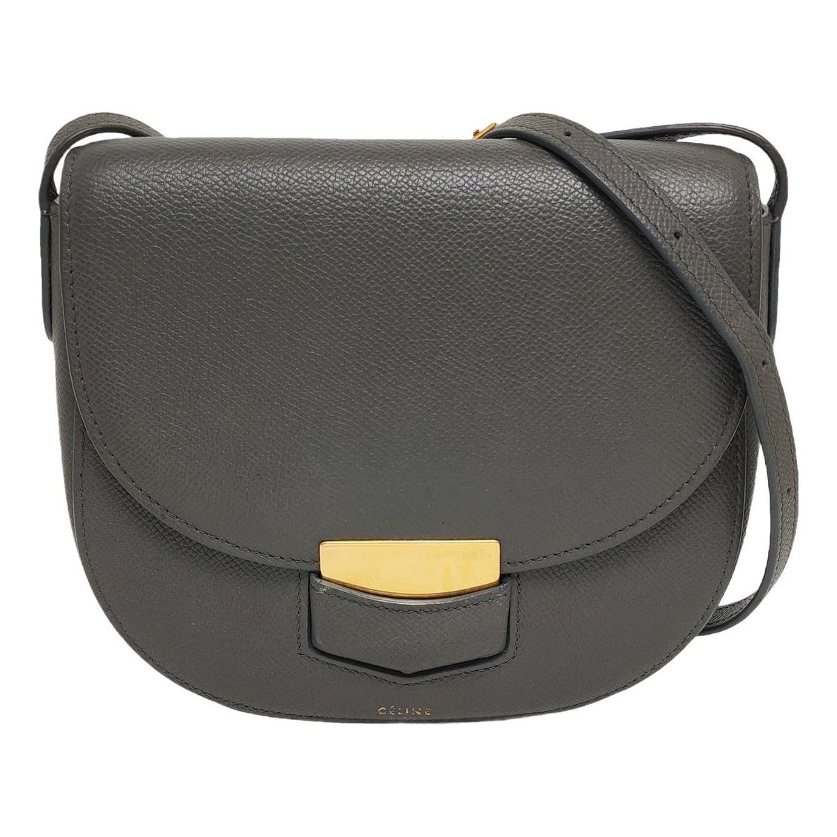 Trotteur leather crossbody bag
