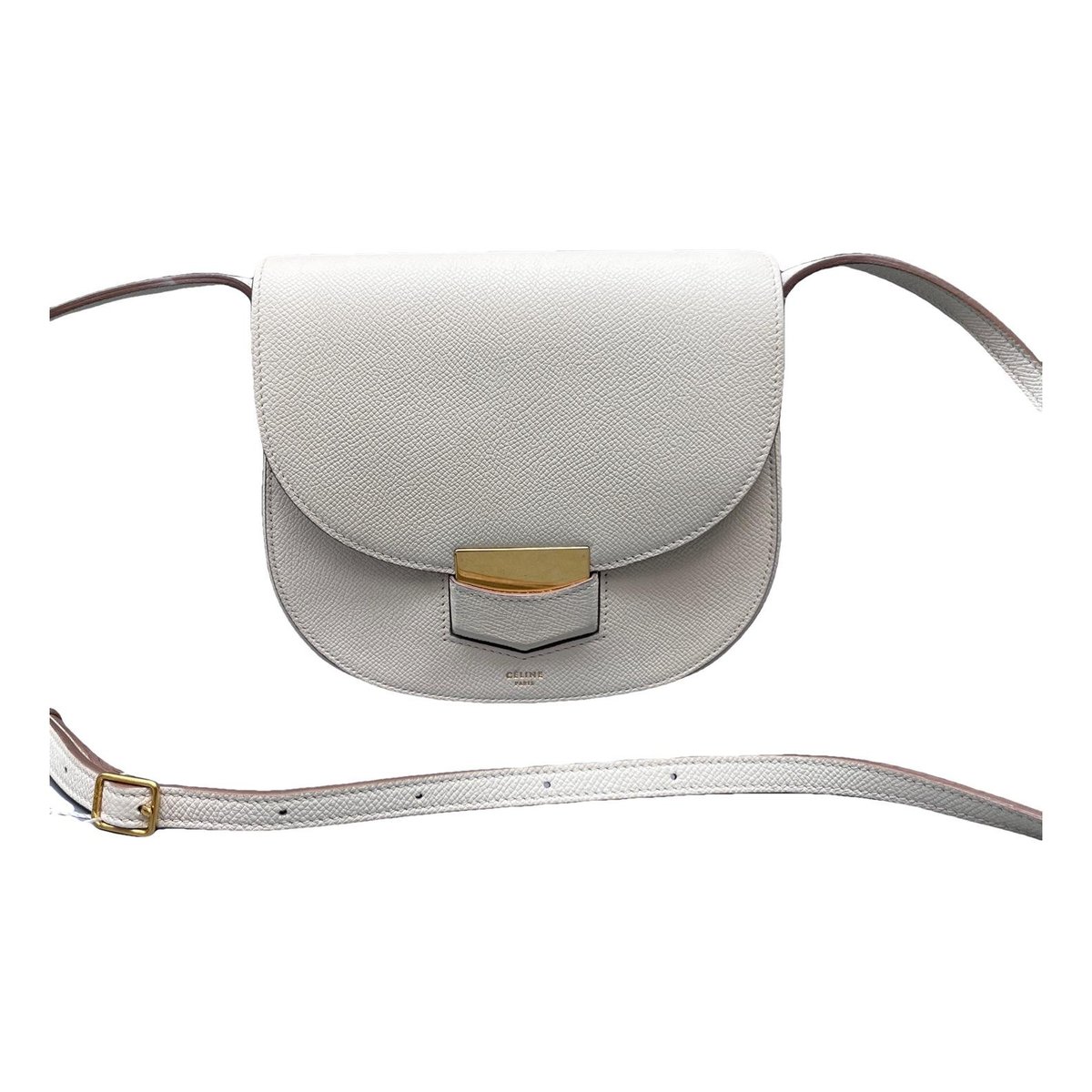 Trotteur leather handbag