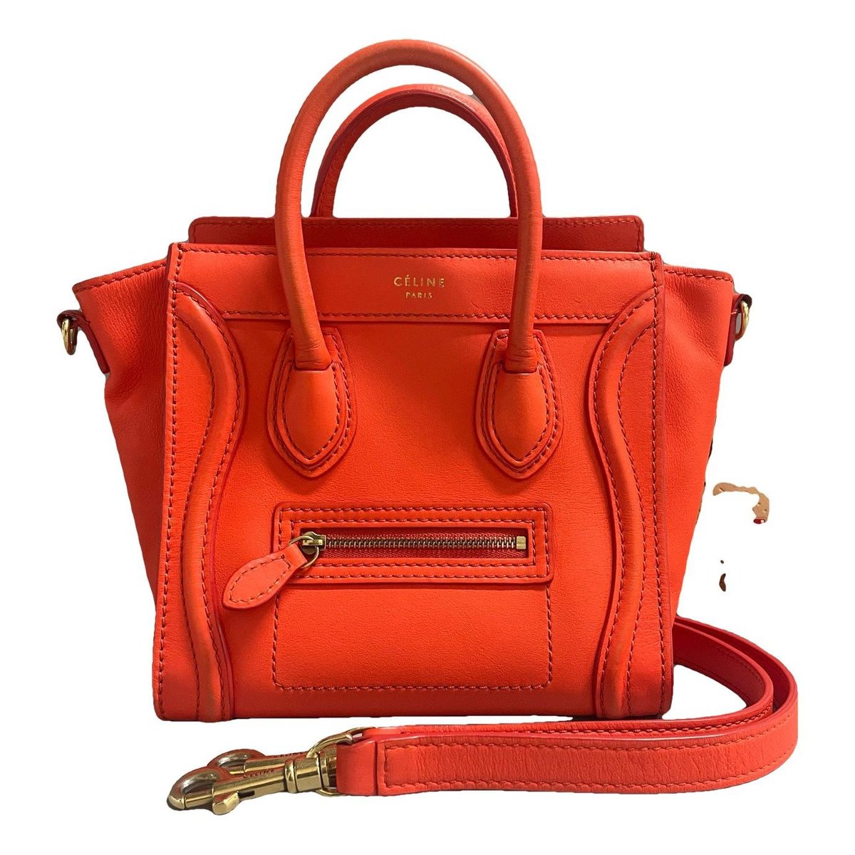 Luggage leather handbag