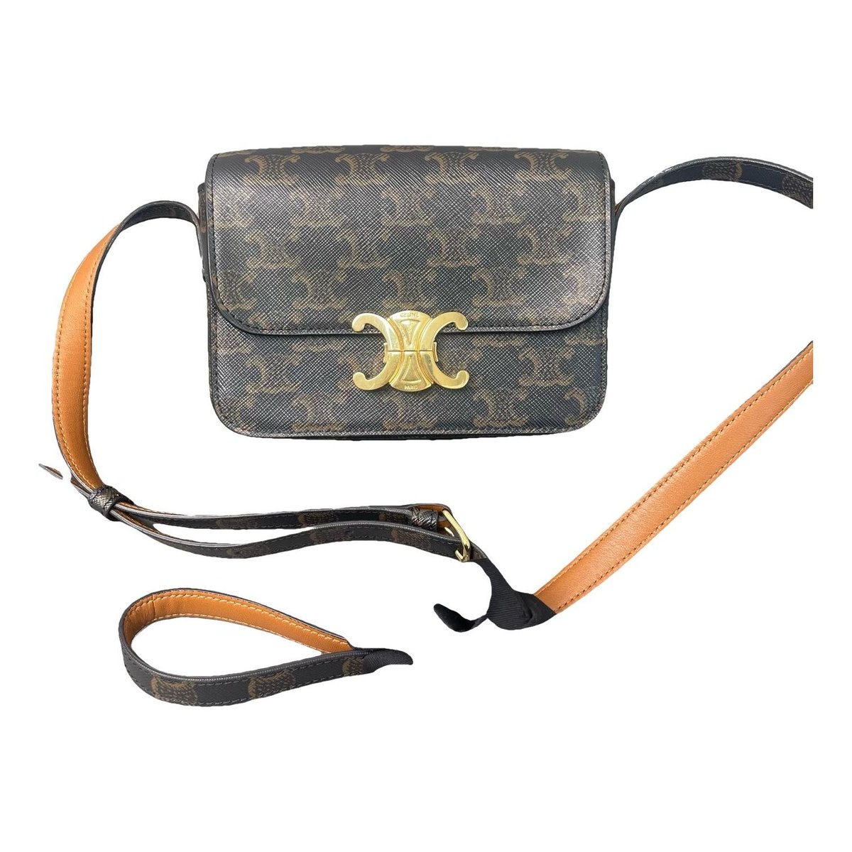 Triomphe leather handbag