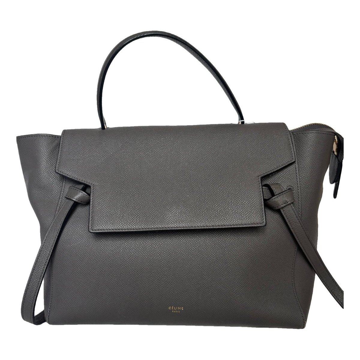Belt leather handbag