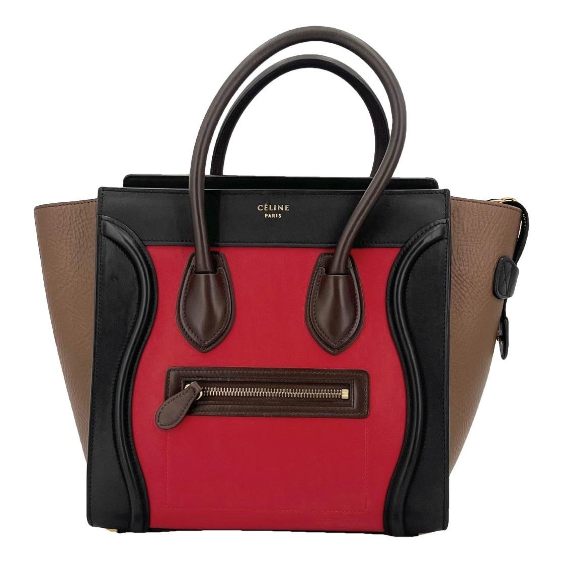 Luggage leather handbag