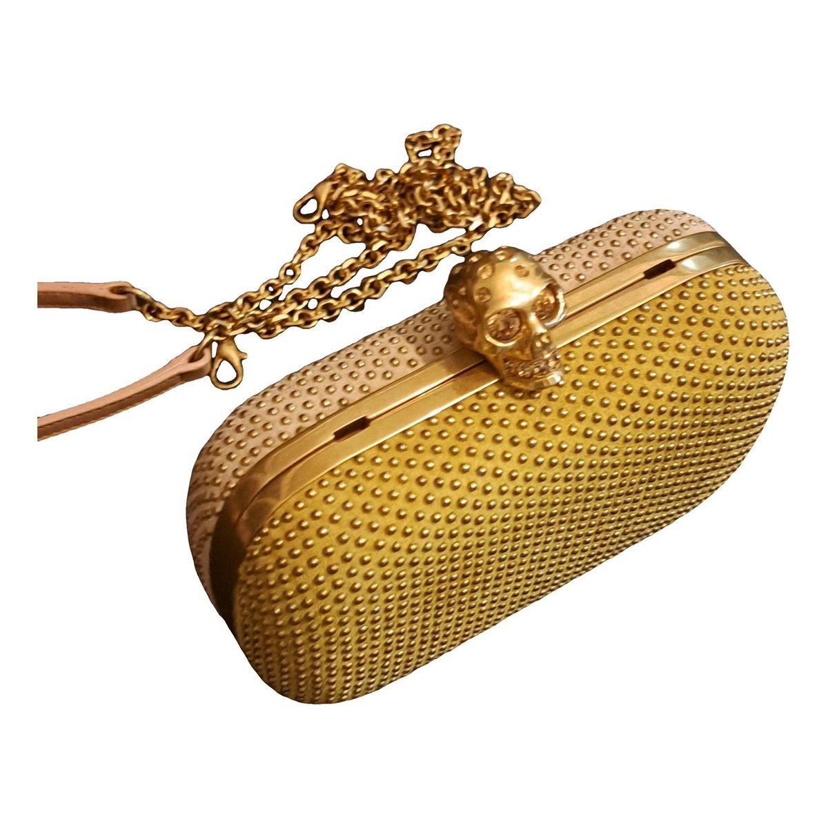Skull cloth clutch bag