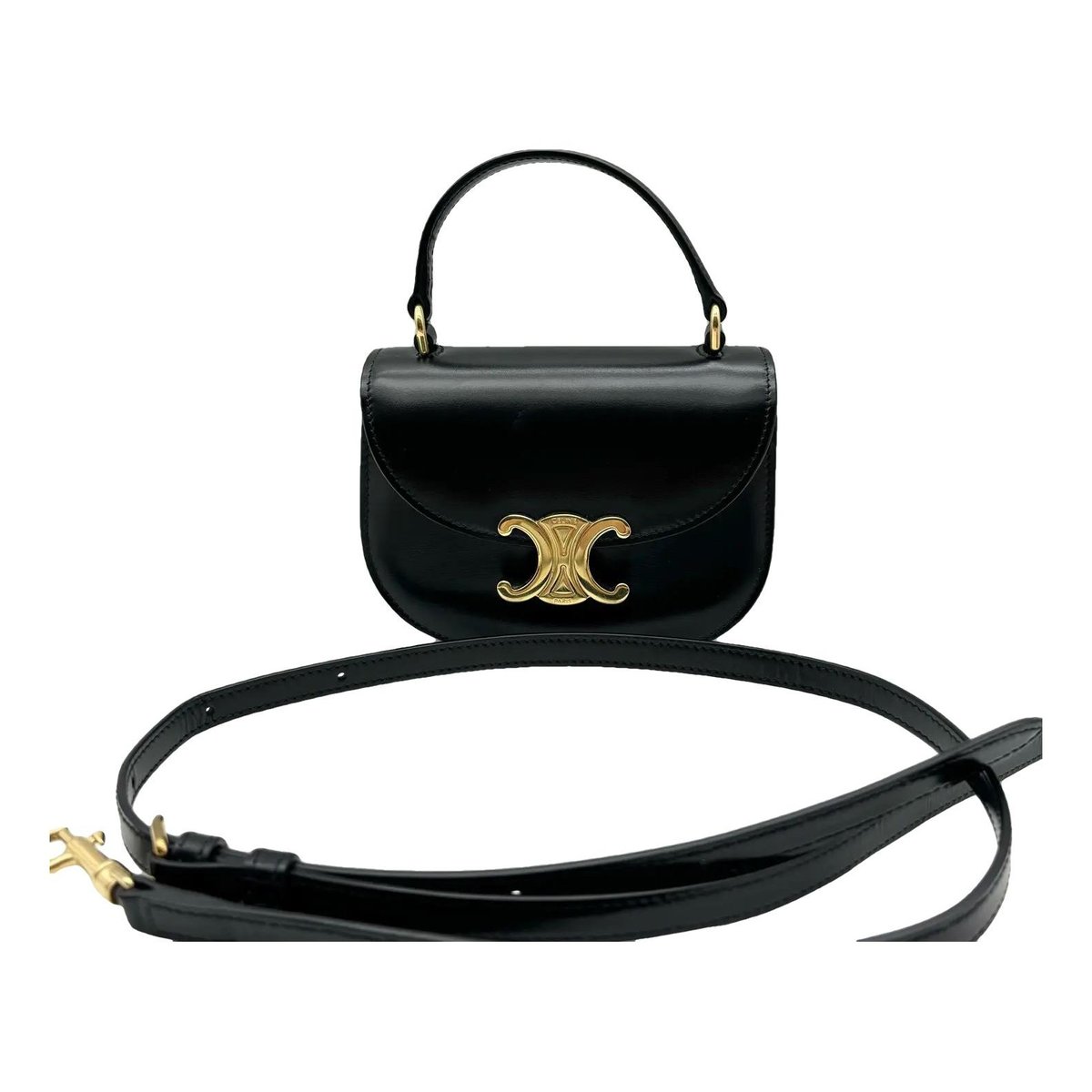 Clea leather crossbody bag
