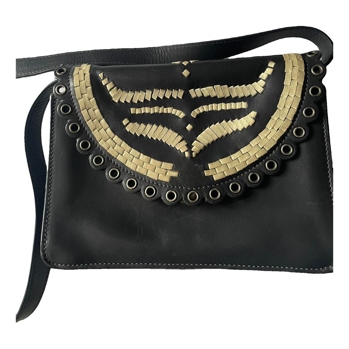 Leather crossbody bag