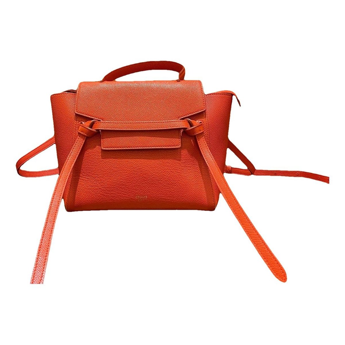 Belt leather handbag