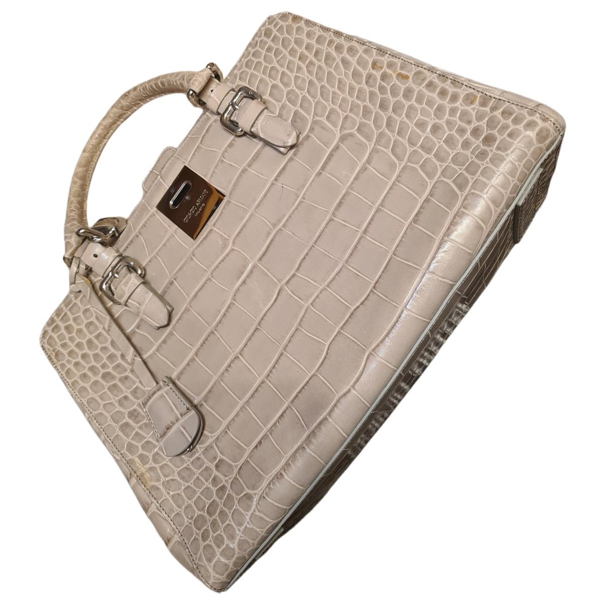 Leather tote