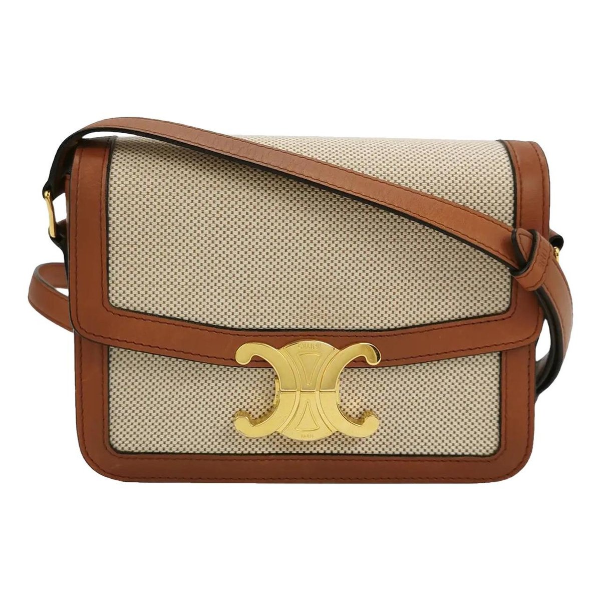 Triomphe cloth crossbody bag