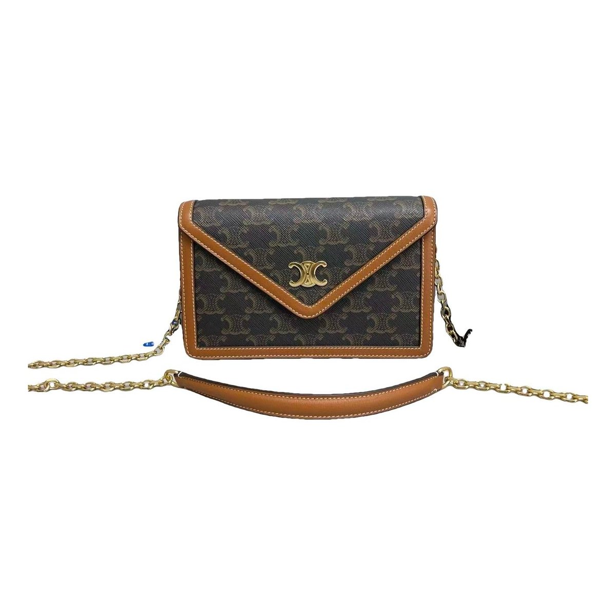 Triomphe leather handbag