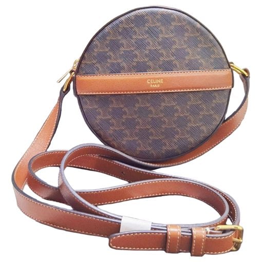 Triomphe leather handbag
