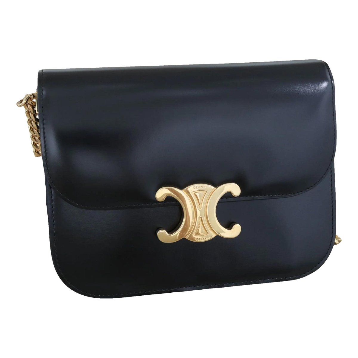 Triomphe leather crossbody bag
