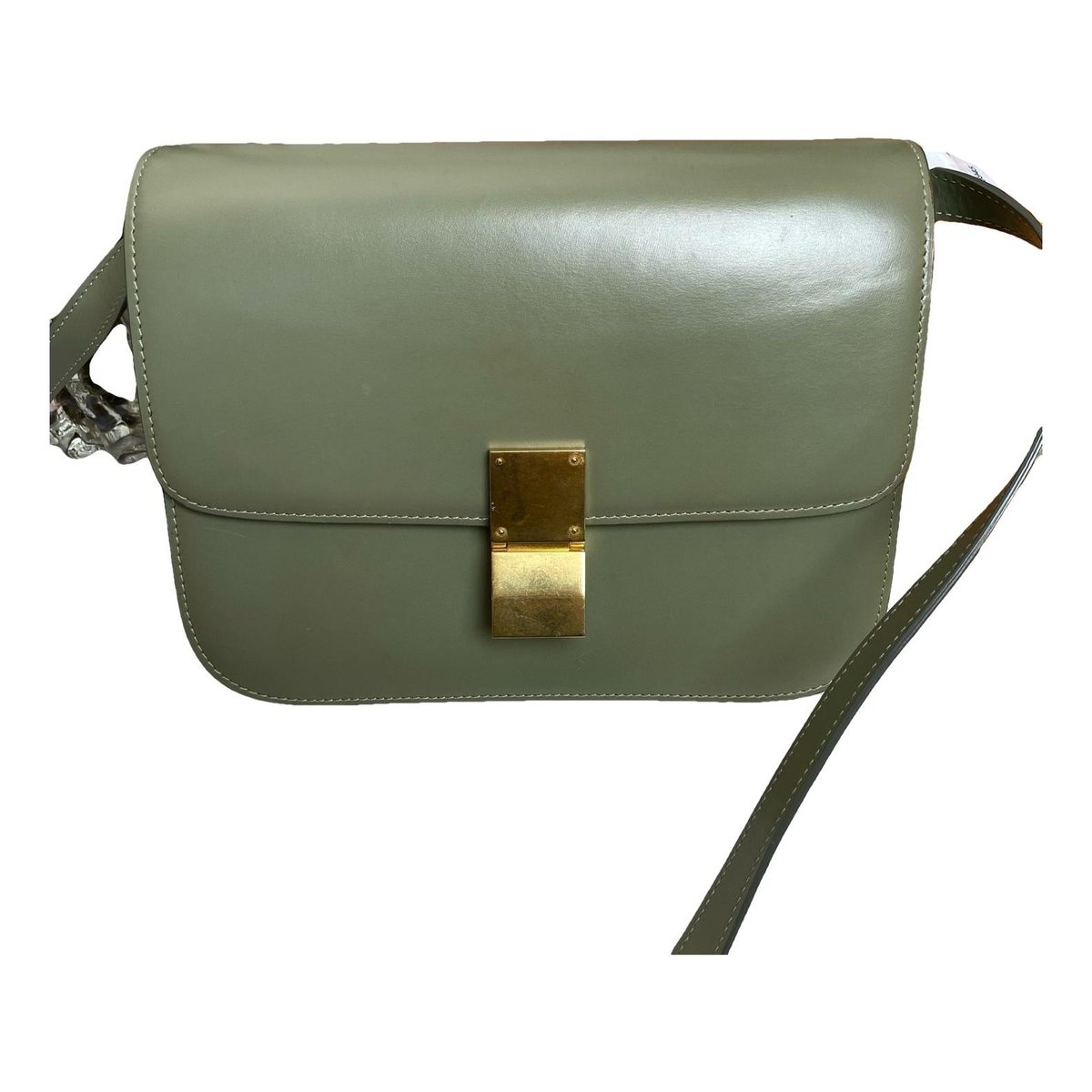 Classic leather crossbody bag