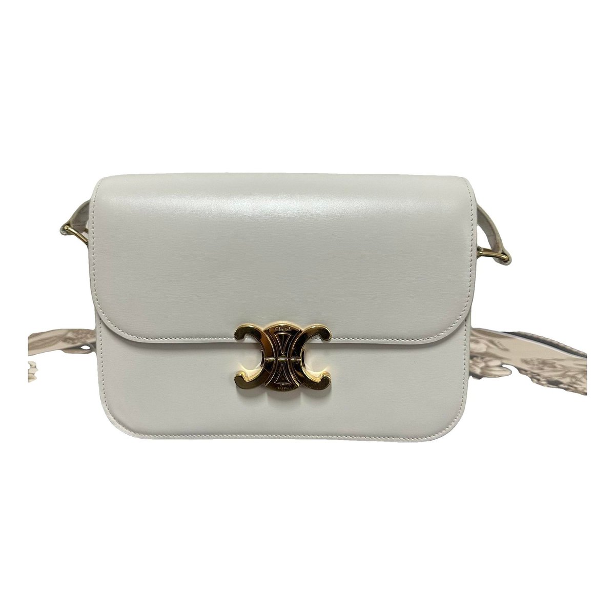 Triomphe leather handbag