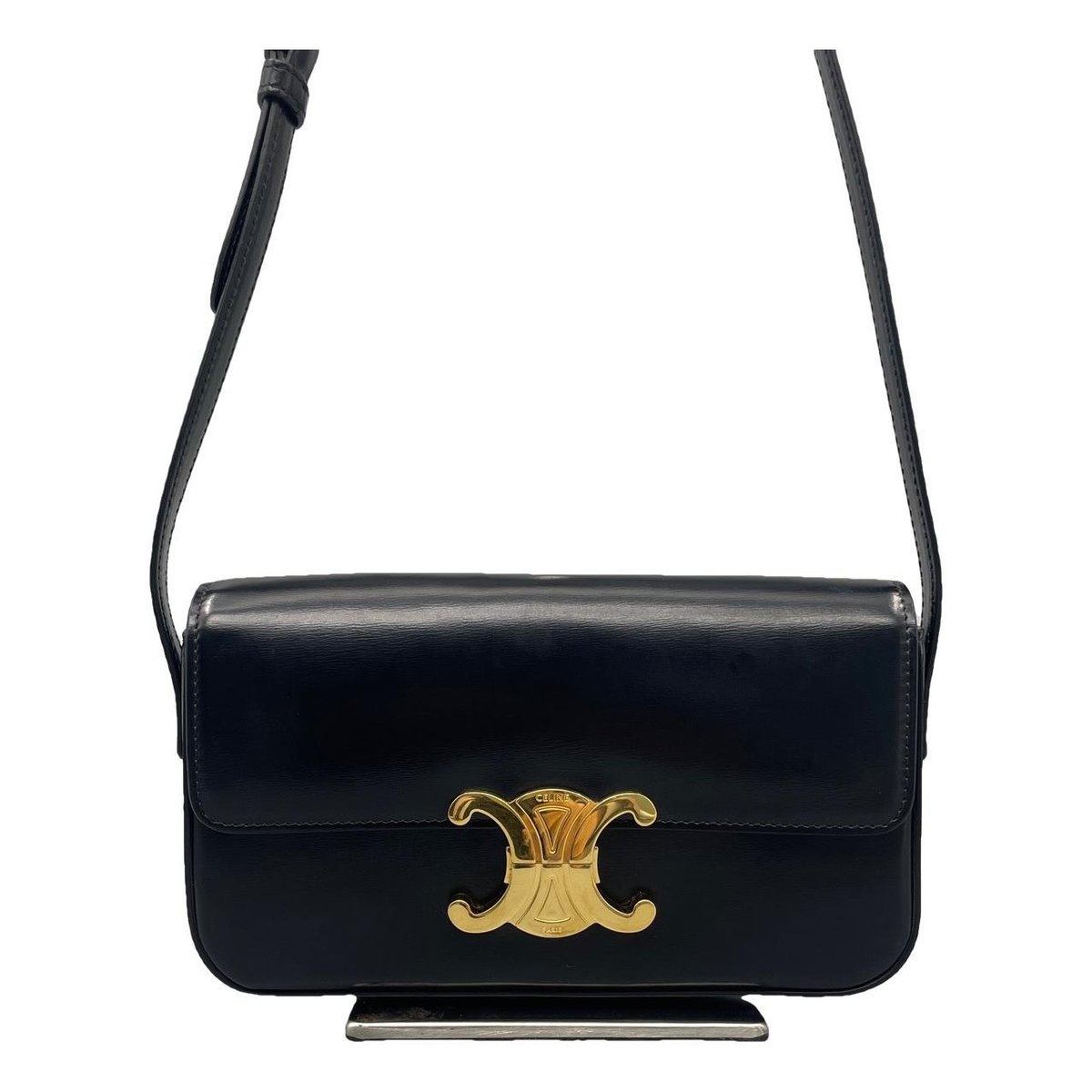 Triomphe Long leather handbag