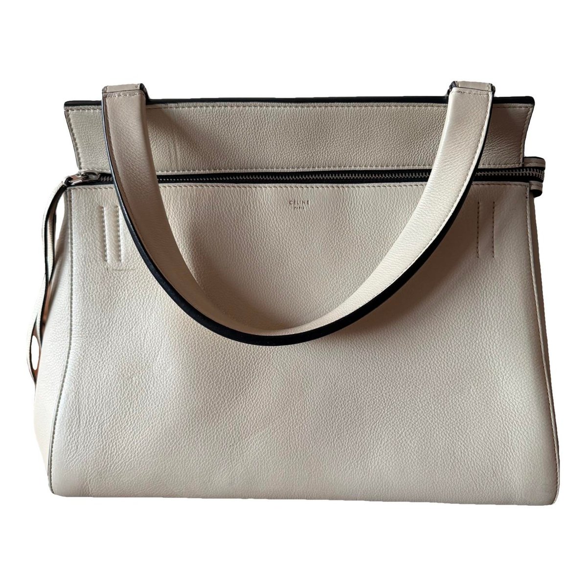 Edge leather handbag