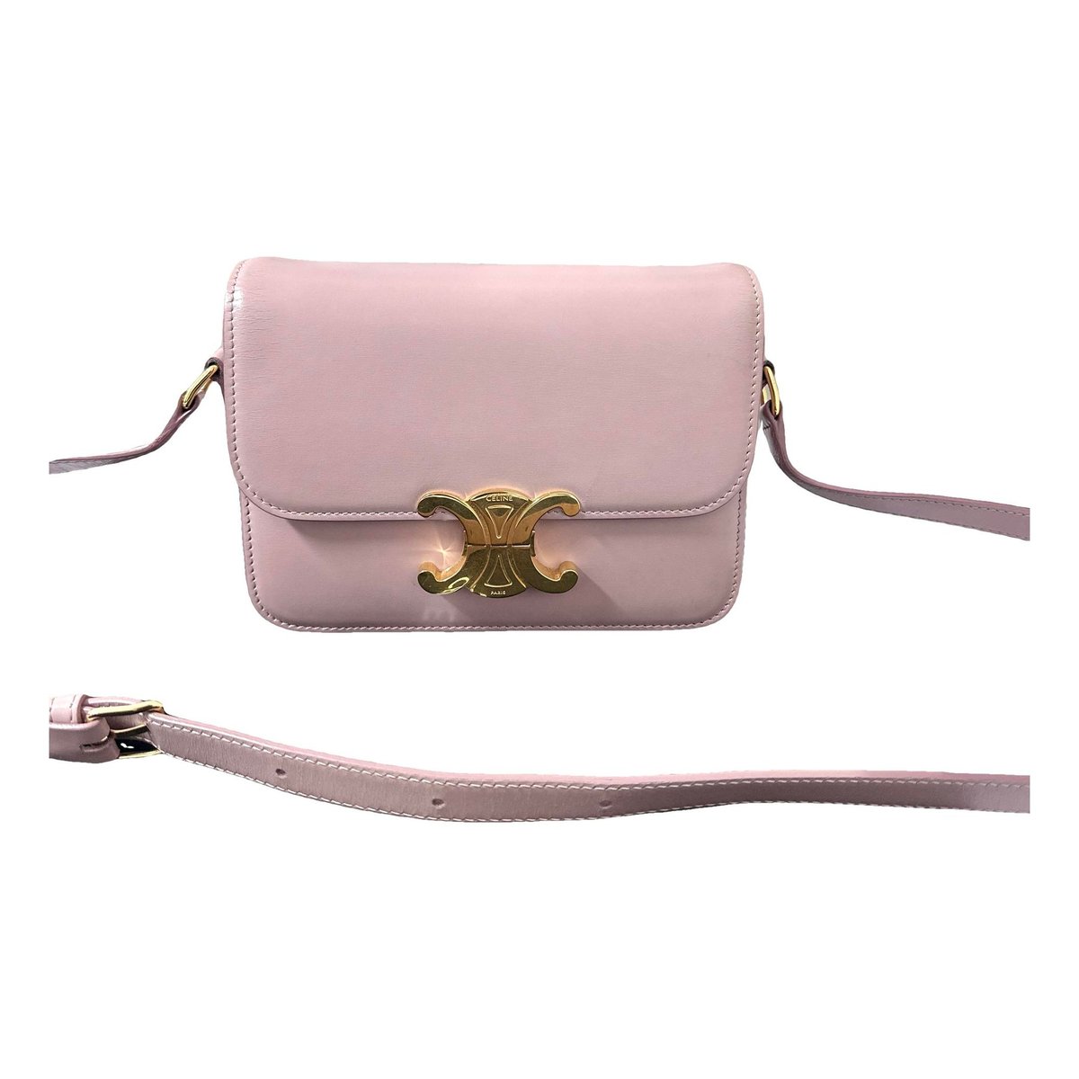 Triomphe leather handbag