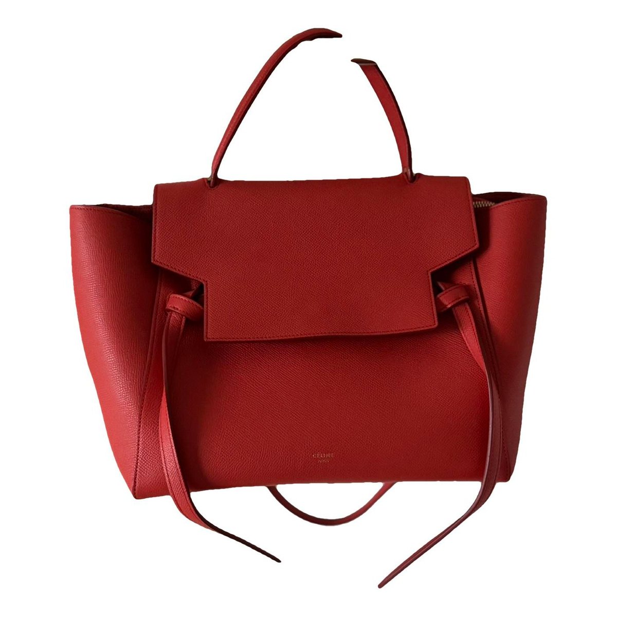 Belt leather handbag