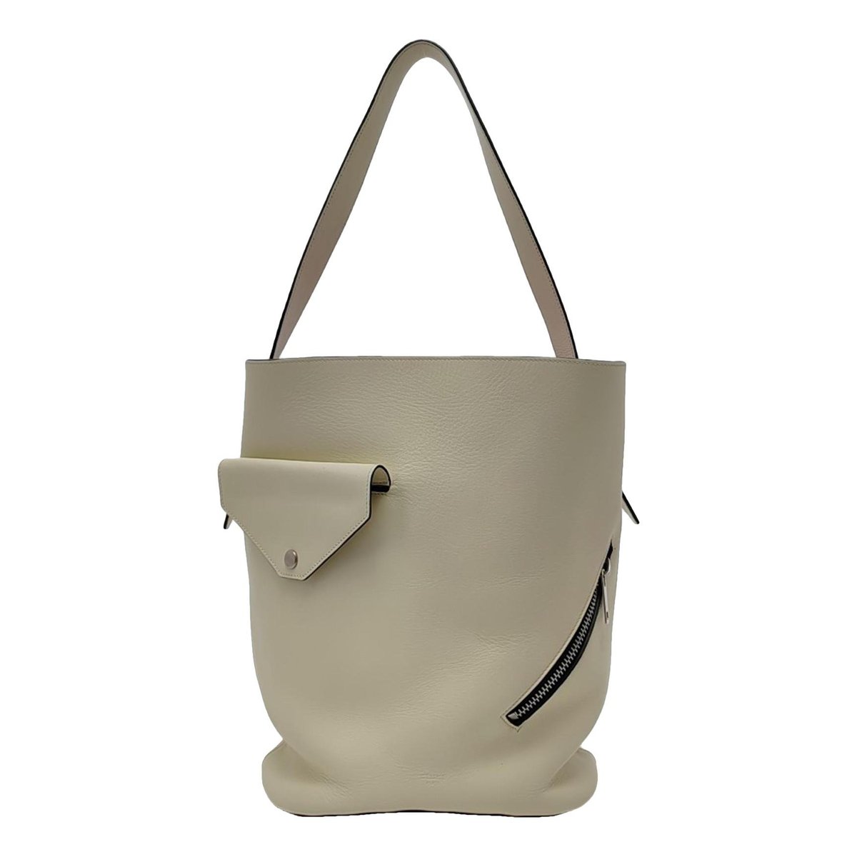Biker leather handbag