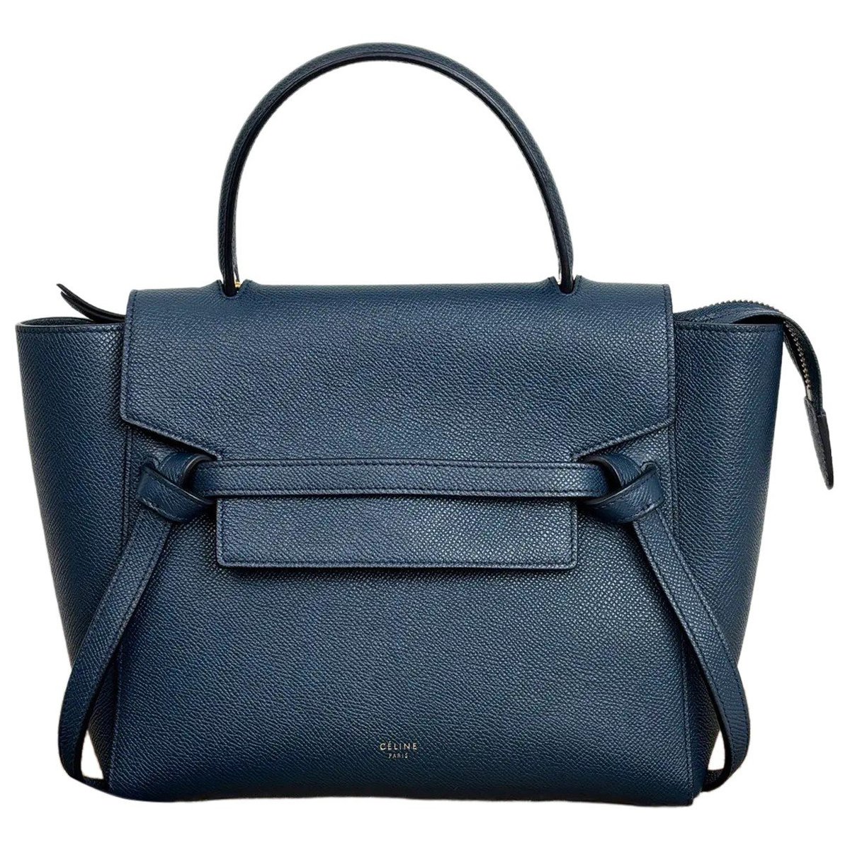 Belt leather handbag