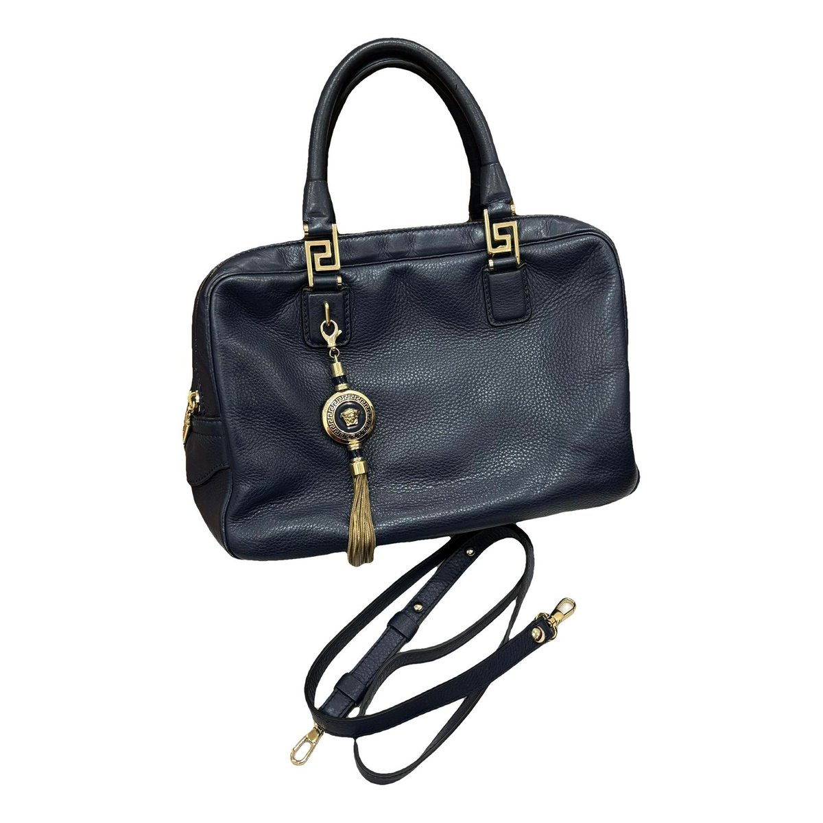 Leather bowling bag