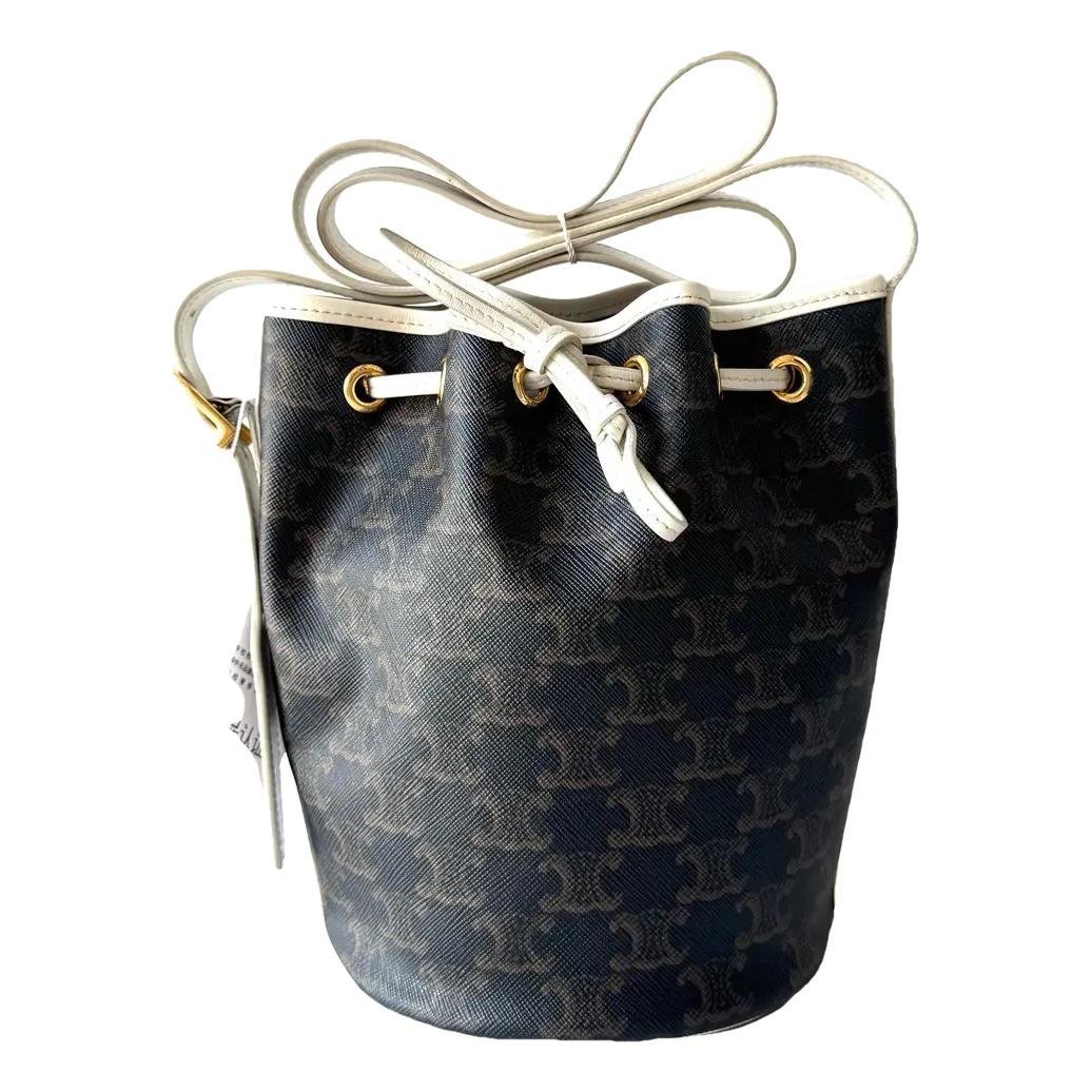 Triomphe vinyl handbag