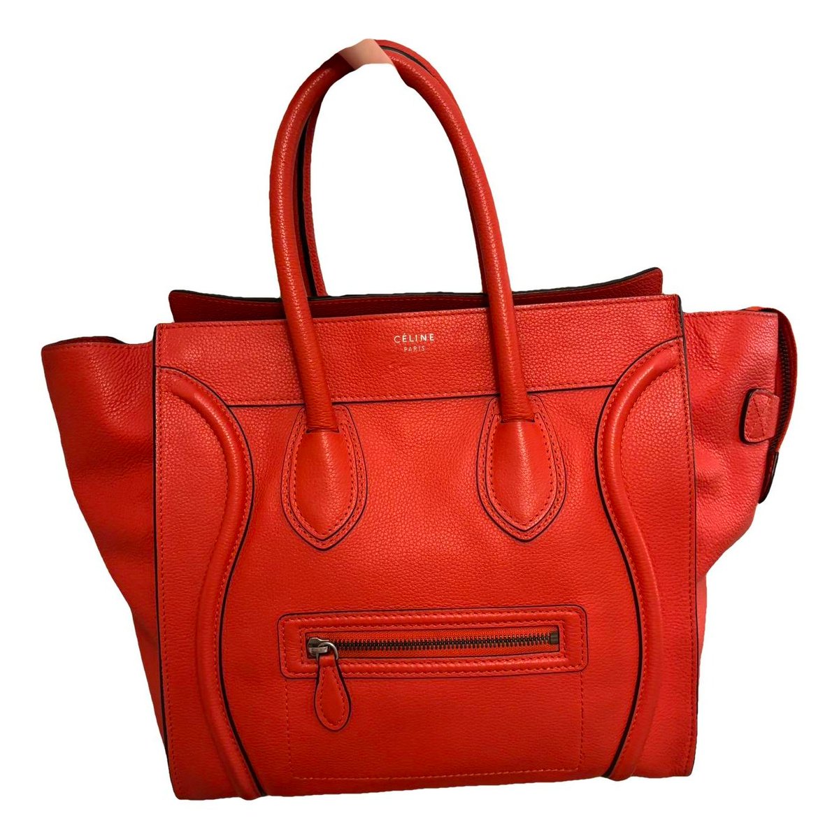 Luggage leather handbag
