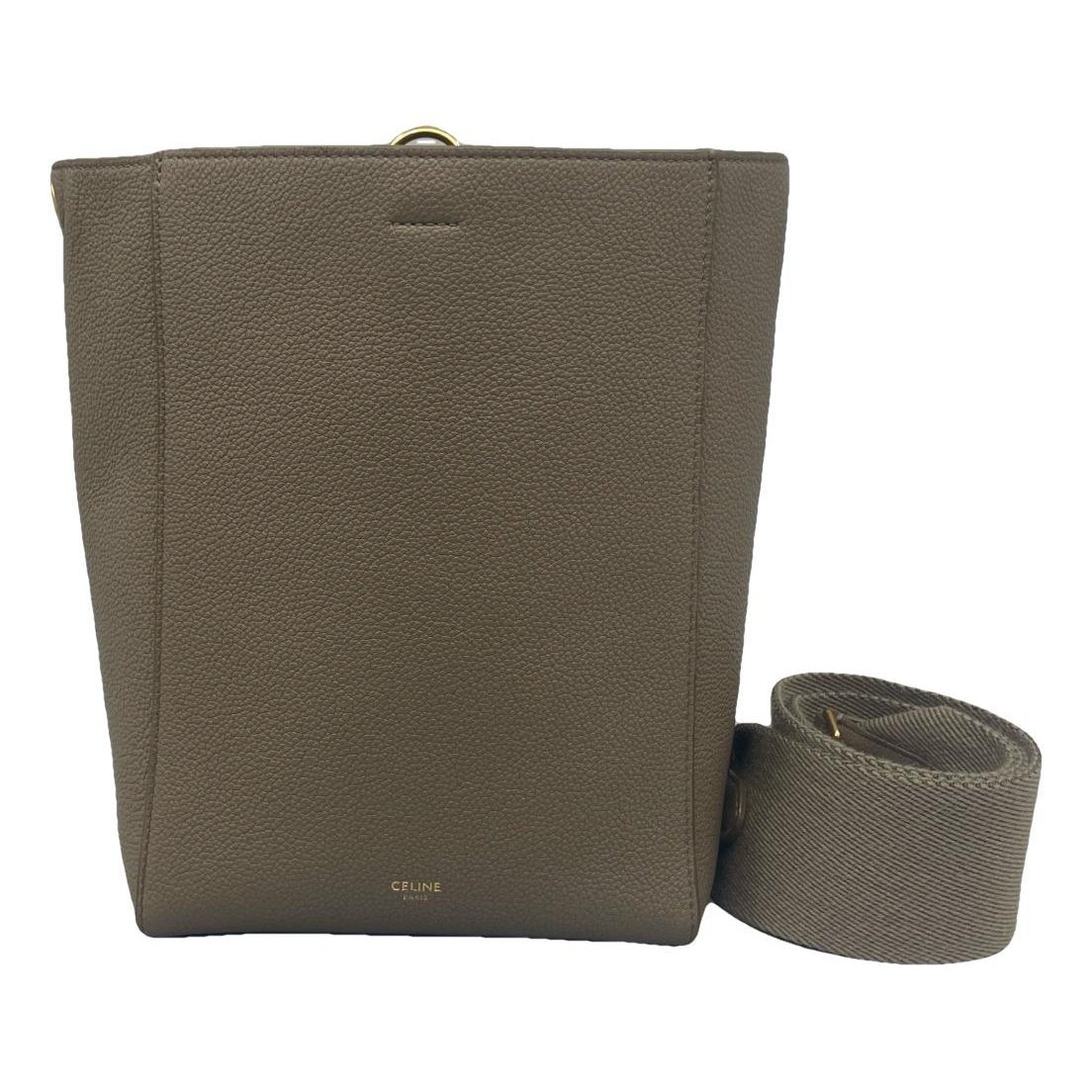 Seau Sangle leather handbag