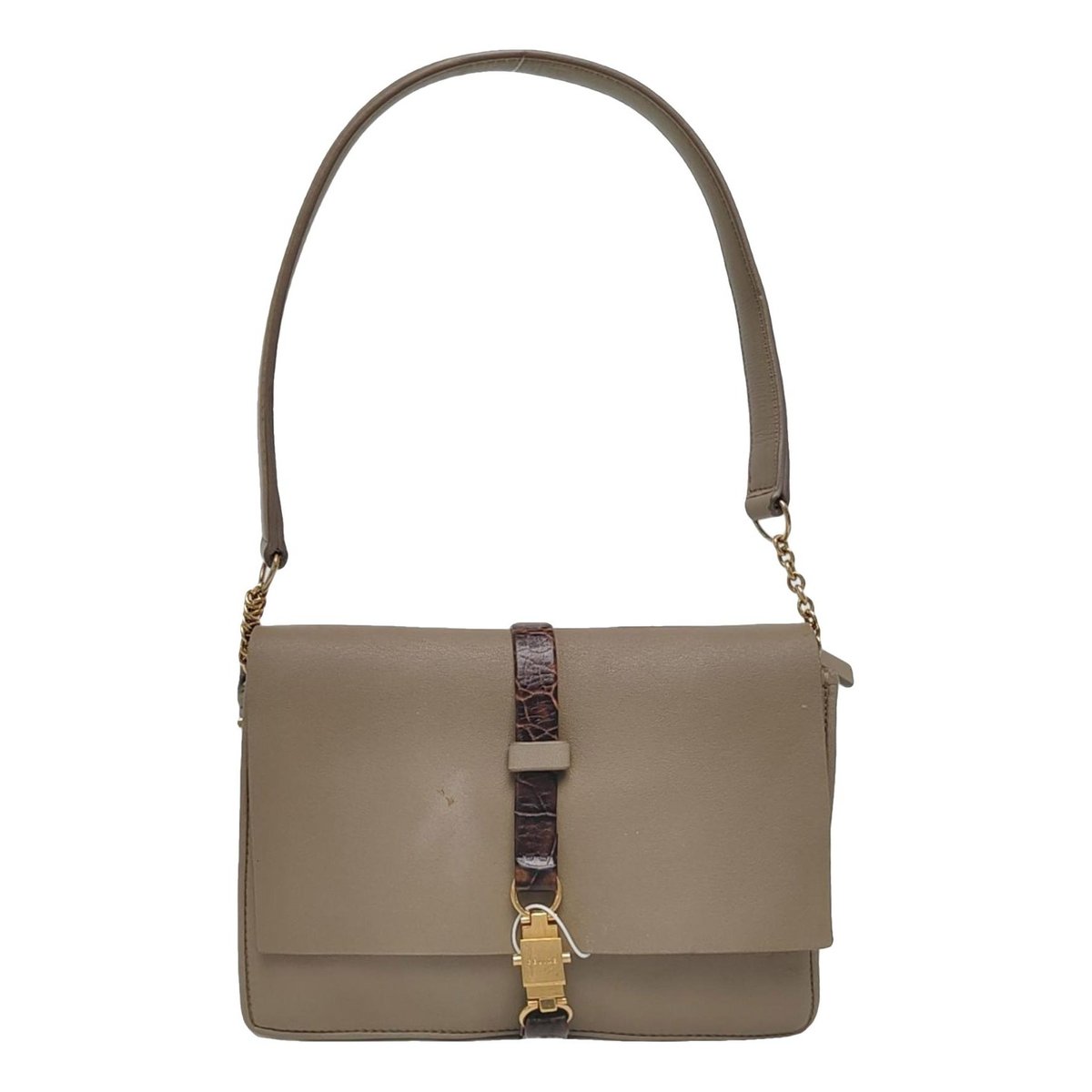 Blade leather handbag
