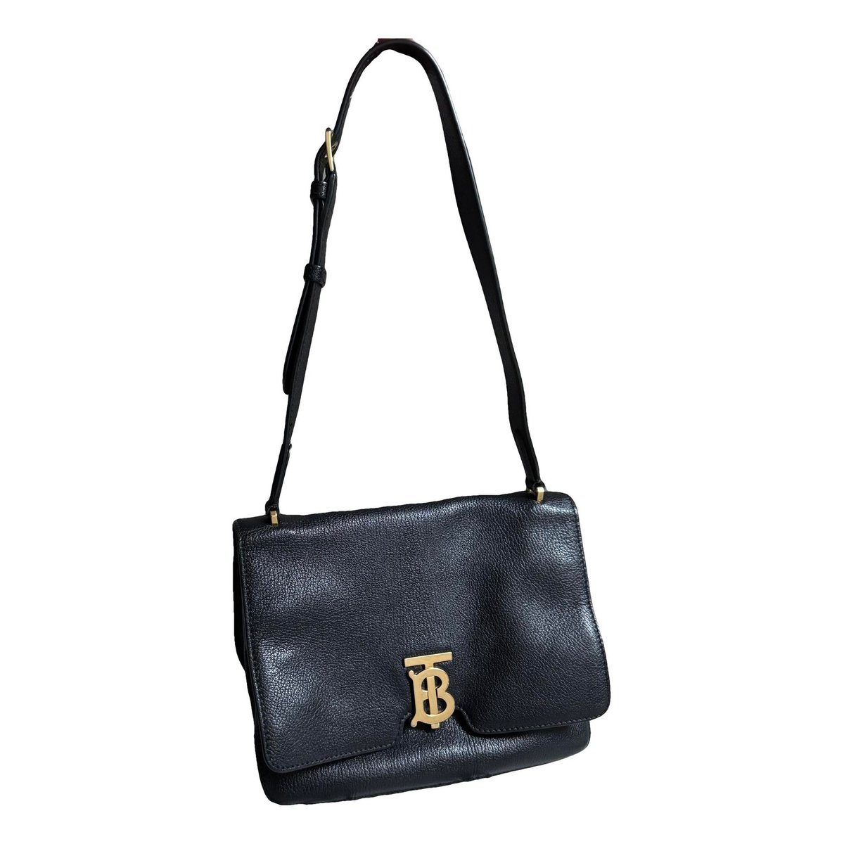 TB leather handbag