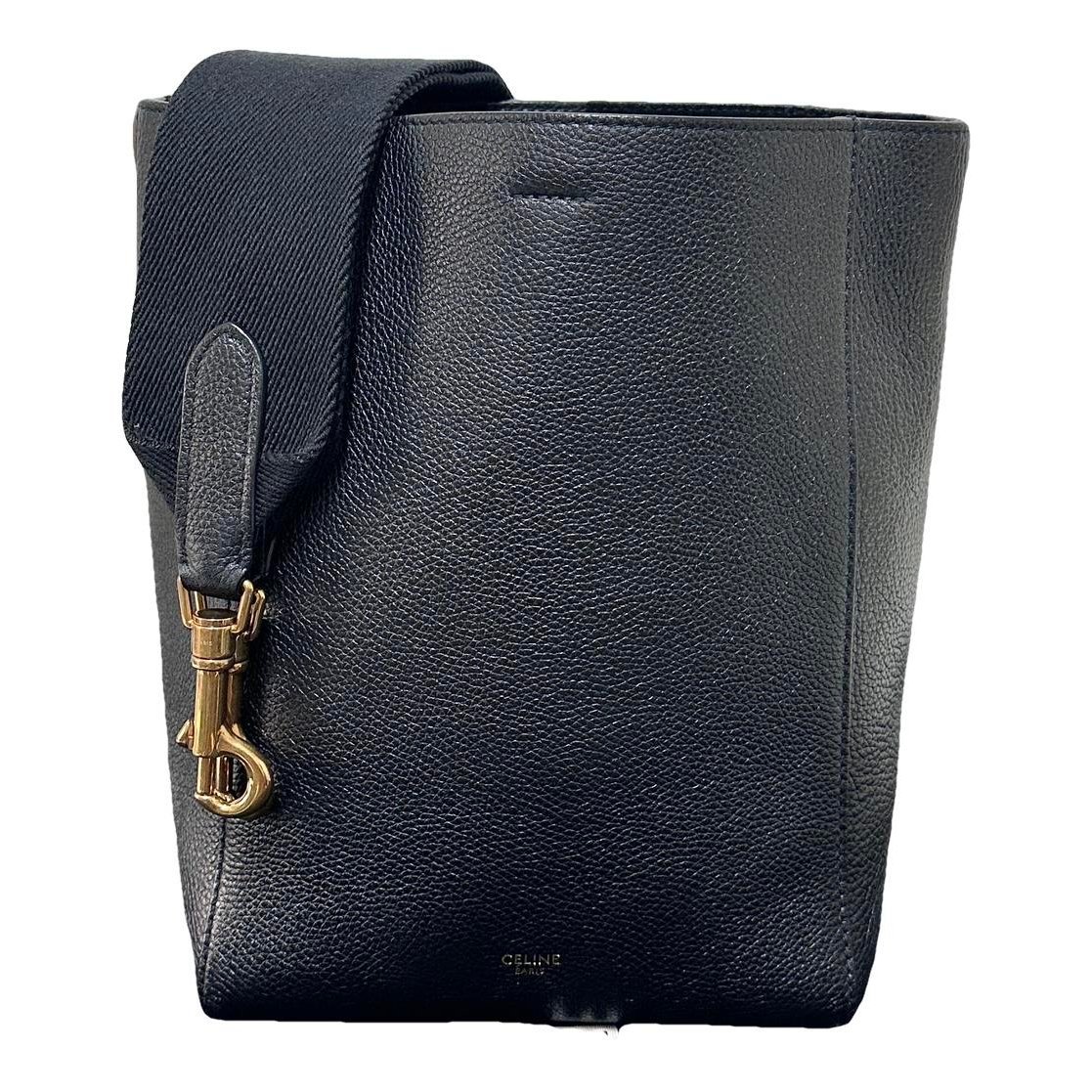 Seau Sangle leather handbag