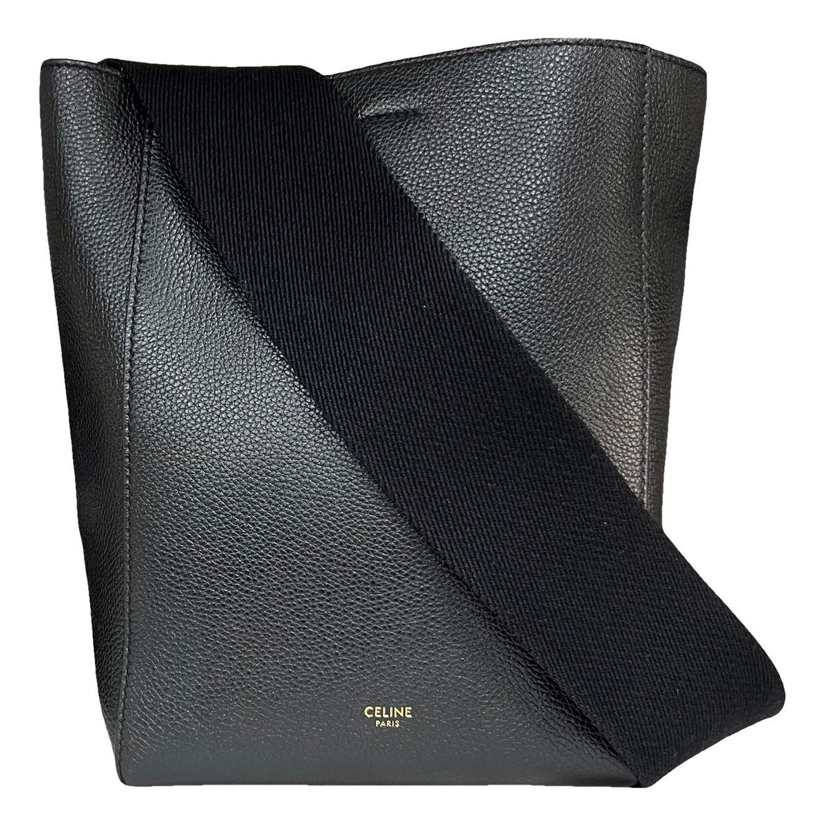 Seau Sangle leather handbag