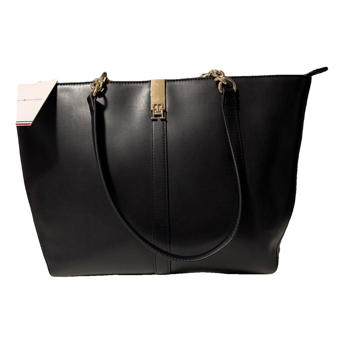 Leather tote