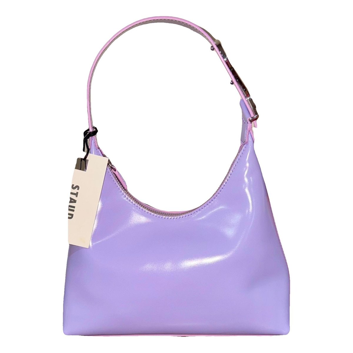 Patent leather handbag
