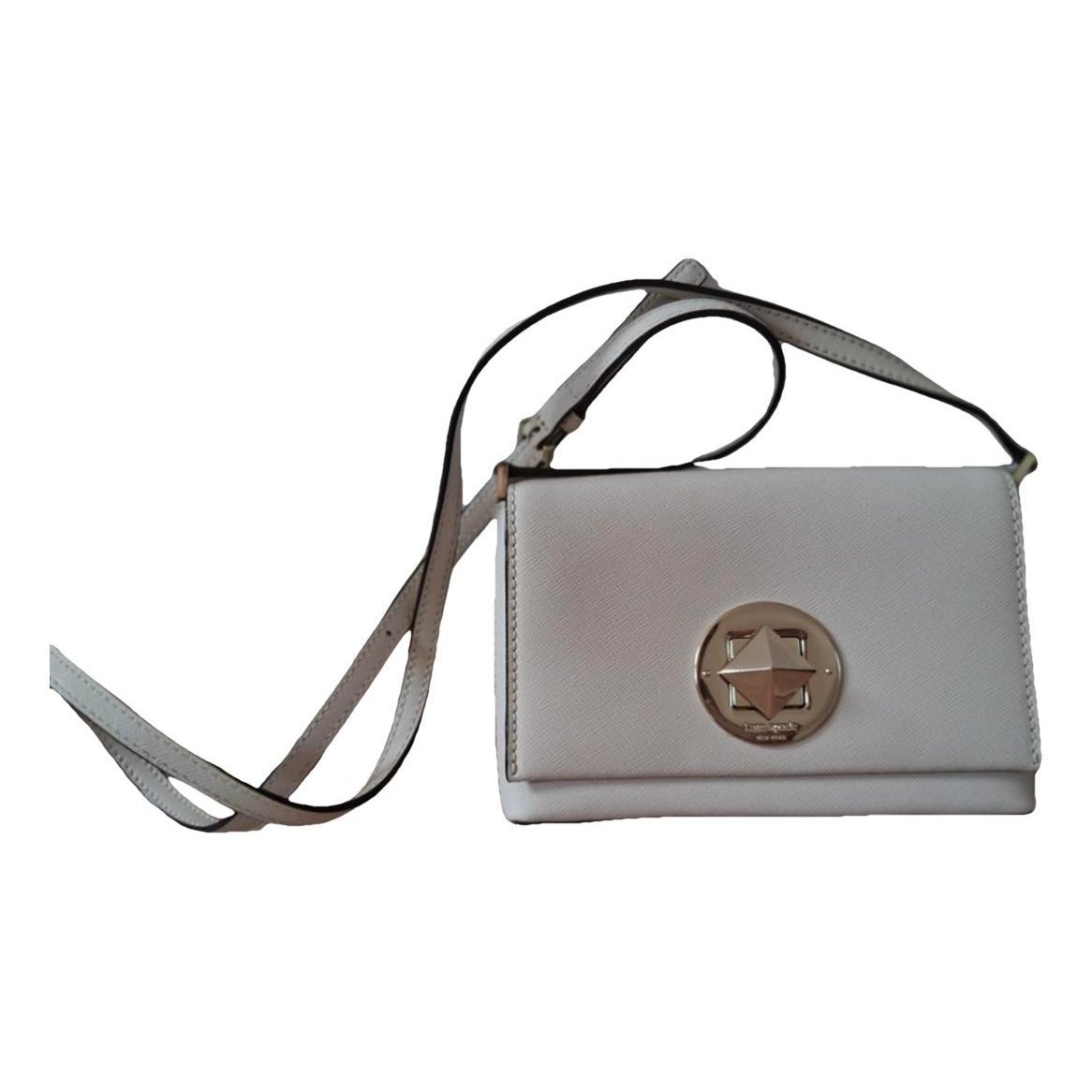 Leather clutch bag