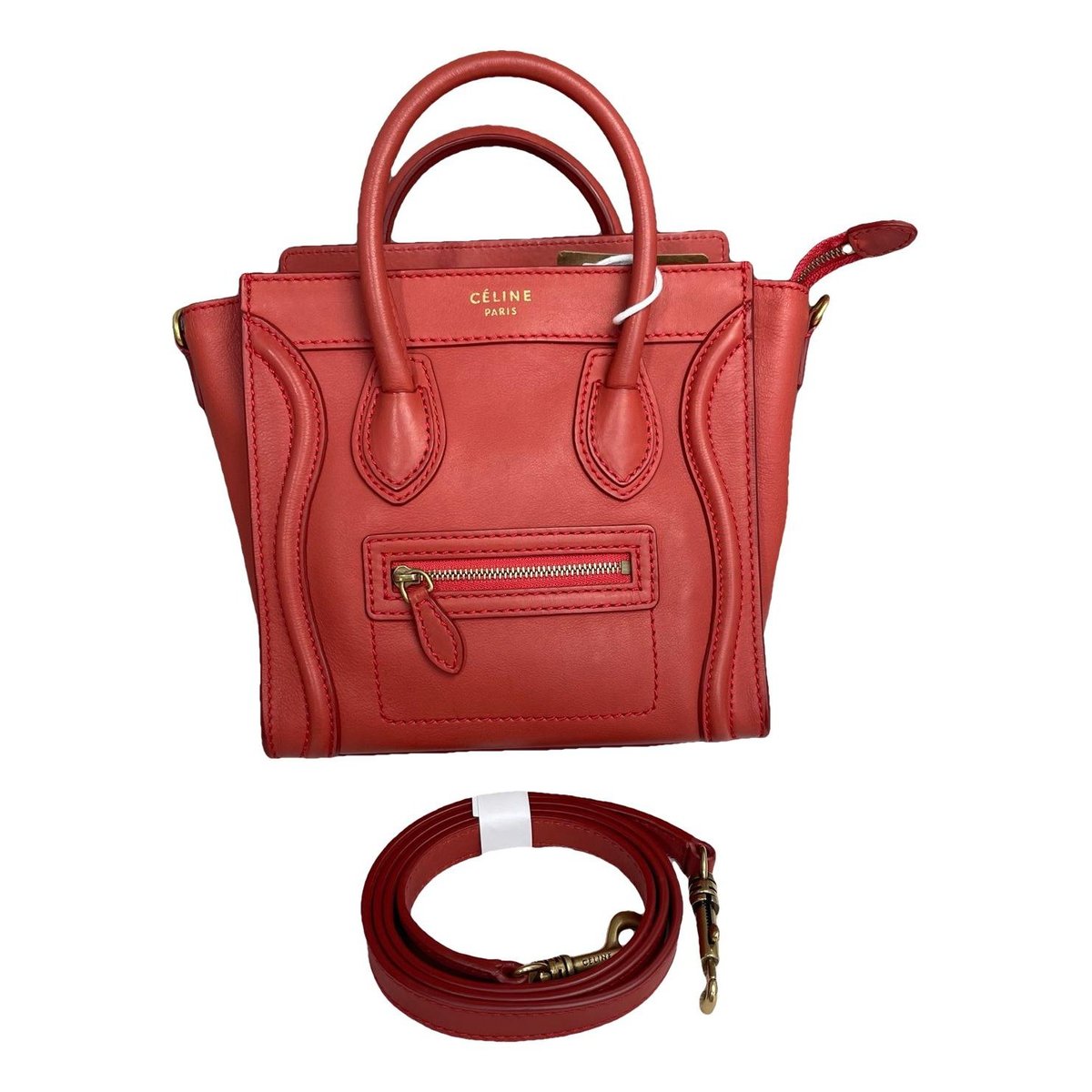 Luggage leather handbag