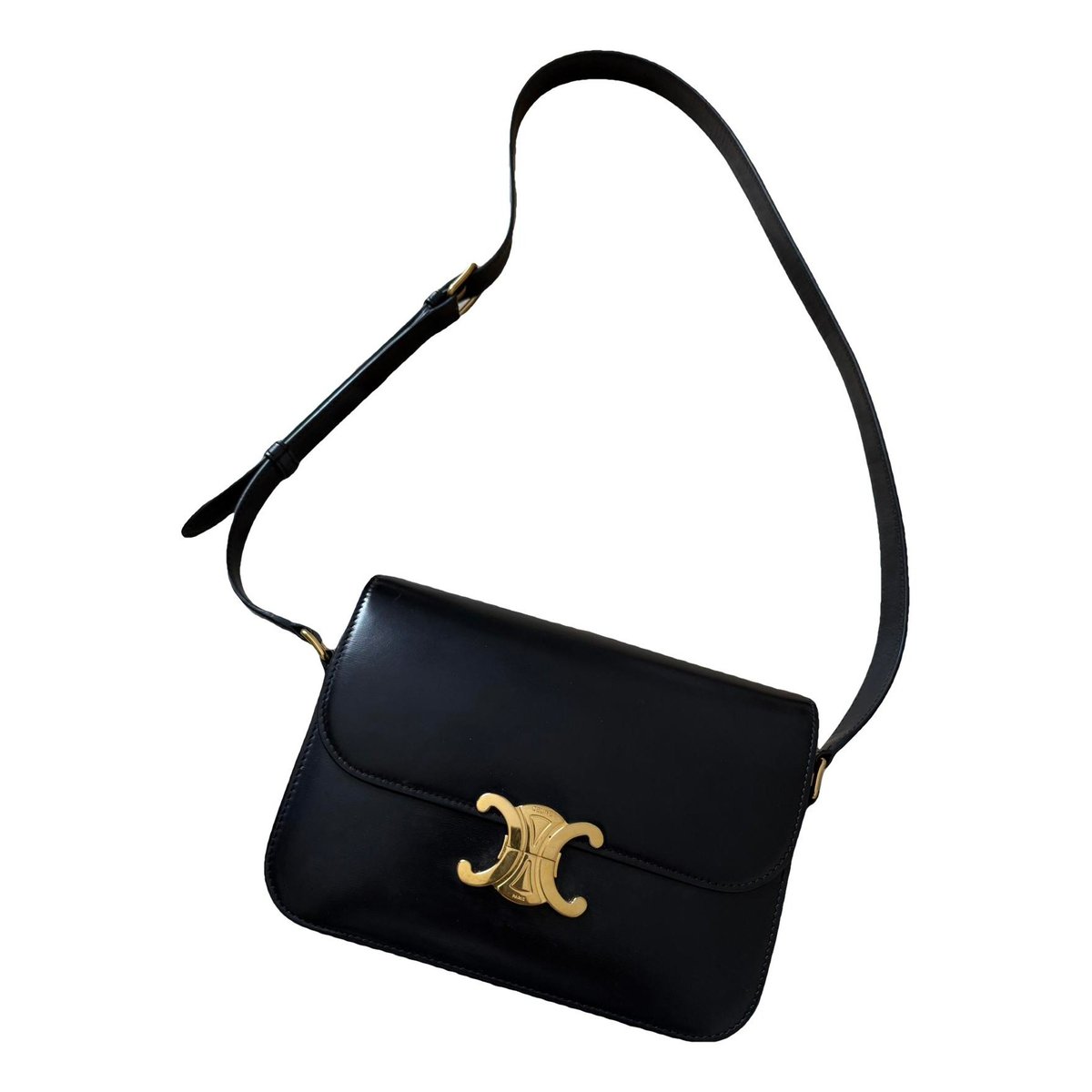 Triomphe leather handbag