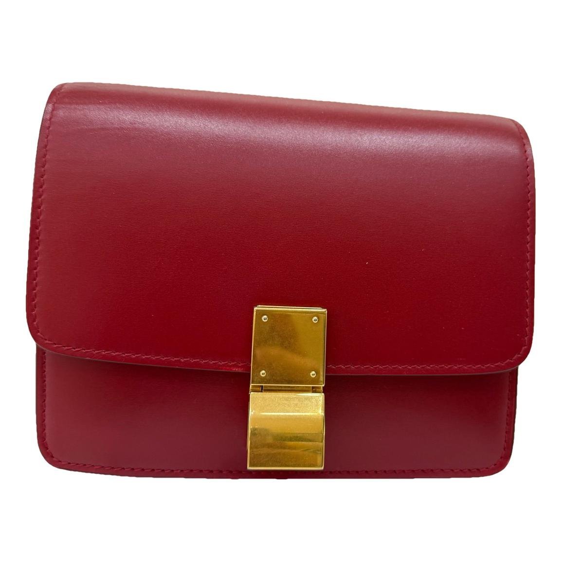 Classic leather crossbody bag