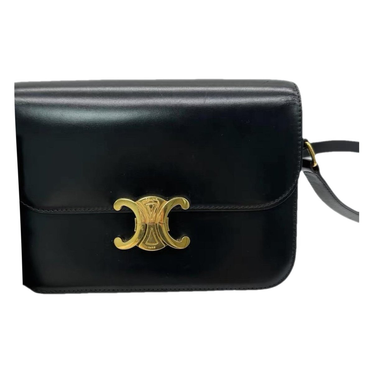 Triomphe leather handbag
