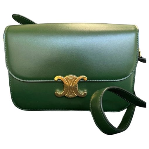 Triomphe leather handbag